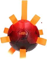 Dog Comets Hypernova - Hondenspeelgoed - Hondenbal met nylon lussen - Drijvend - Oranje - Ø 15 cm - thumbnail