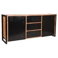 LABEL51 Dressoir 'Brussels' Mangohout, 190cm - thumbnail