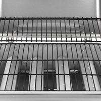 Gasbarbecue met 4 branders zilverkleurig - thumbnail