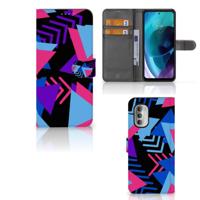 Motorola Moto G51 5G | Book Case | Funky Triangle - thumbnail
