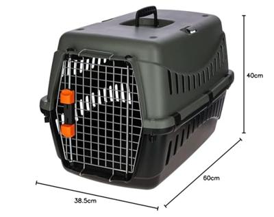 Contenitore per il trasporto - KERBL - Eco - Grigio/verde - 58 × 38 × 38 cm