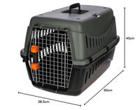 Contenitore per il trasporto - KERBL - Eco - Grigio/verde - 58 × 38 × 38 cm - thumbnail