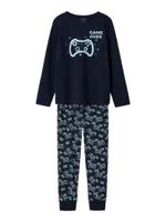 Name it zomer pyjama jongens - blauw - NkmNightset - thumbnail