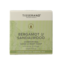 Tisserand Zeep bergamot & sandelhout 100 Gram - thumbnail