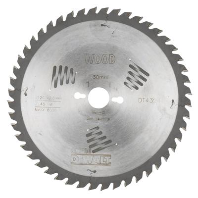 DeWALT Cirkelzaagblad voor Hout | Extreme | Ø 260mm Asgat 30mm 48T - DT4324-QZ