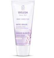 Weleda Baby witte malva sensitive gezichtscreme 50 Milliliter - thumbnail