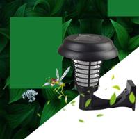 Aan de muur gemonteerde Mosquito Killer lamp met zonne-energie - thumbnail