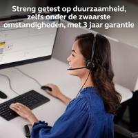 Jabra Engage 40 On Ear headset Kabel Mono Zwart Ruisonderdrukking (microfoon), Noise Cancelling Headset, Mono, Volumeregeling, Microfoon uitschakelbaar (mute) - thumbnail