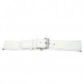 Horlogeband Universeel I505 Leder Wit 24mm