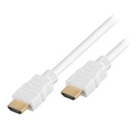 HDMI kabel wit - 1.4 - High Speed - Geschikt voor 4K Ultra HD 2160p en 3D-weergave - Beschikt over Ethernet - 5 meter - Wit - thumbnail