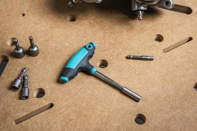 Wolfcraft T-handschroevendraaier | Met bitopname | 152 mm | 1 stuk - 1235000