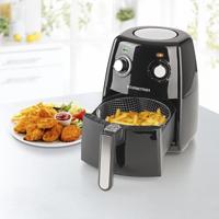 Gourmetmaxx XL 1500W Heteluchtfriteuse 2,5 l Enkel Zwart, Zilver Vrijstaand - thumbnail