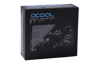 Alphacool Eiszapfen PRO 16 mm HardTube Fitting G1/4 - Deep Black verbinding