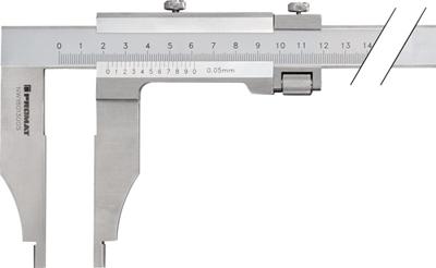 Promat/Tecwerk Werkplaatsschuifmaat | DIN 862 | 800 mm | snavellengte 150 mm - 4000851134 Promat/Tecwerk Werkplaatsschuifmaat | DIN 862 | 800 mm | snavellengte 150 mm - 4000851134