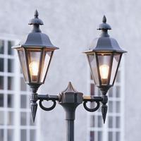 Lantaarnlamp Pallas 2-lichts 60.5cm matzwart exclusief paal 527-750 - thumbnail