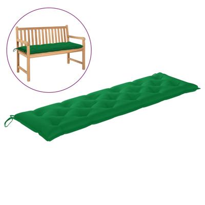 Tuinbankkussen 180x50x7 cm oxford stof groen