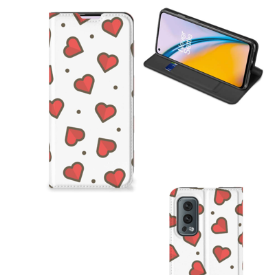 OnePlus Nord 2 5G | Hoesje met Magneet | Hearts