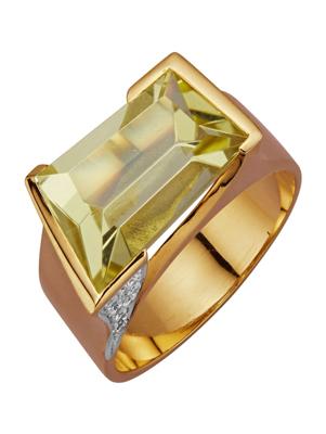 Damesring Diemer Farbstein Geel