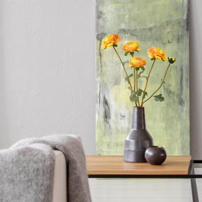 Kunst Ranonkeltak 60 cm oranje-geel