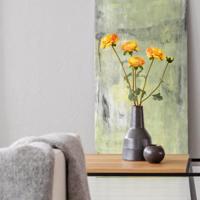 Kunst Ranonkeltak 60 cm oranje-geel - thumbnail