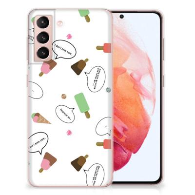 Samsung Galaxy S21 | Siliconen Case | IJsjes