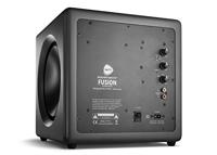 Wavemaster 66400 Fusion - Actieve subwoofer (125 watt) met ingebouwde klasse D-versterker, universeel inzetbaar - geoptimaliseerd voor 2.0 luidsprekersystemen, Stone Grey - thumbnail