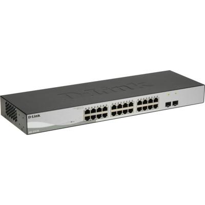 D-Link DGS-1210-26 gemanaged L2 Gigabit Ethernet (10/100/1000) 1U netwerkschakelaar zwart/grijs