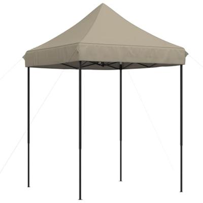 Partytent inklapbaar pop-up 200x200x306 cm taupe - thumbnail
