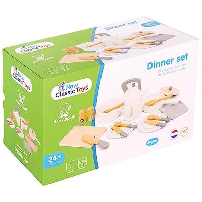New Classic Toys houten servies en pannenset