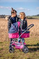 Combi-poppenwagen Nele - Confetti Pink - thumbnail