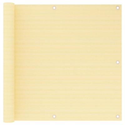 VidaXL Balkonscherm 90x600 cm hdpe beige VidaXL Balkonscherm 90x600 cm hdpe beige