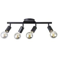 Brilliant 4-lichts plafondlampTiffany zwart - 99683/06 - thumbnail