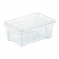 Opbergbak met Deksel Mondex Space Box Transparant Polypropyleen 5,7 L 35,5 x 21 x 12,5 cm - thumbnail
