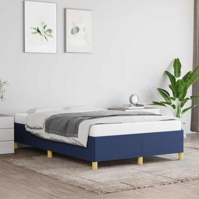 Bedframe zonder matras 120x190 cm stof blauw