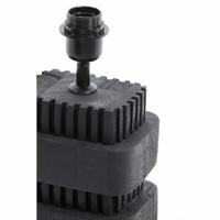 Light & Living Tafellamp 'Sakura' Mangohout, 37cm, kleur Mat Zwart (excl. kap) - thumbnail