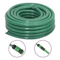 VidaXL Tuinslang met koppelingsset 0,75'' 20 m pvc groen - thumbnail