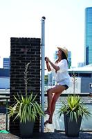 Bloempot Elho Ø 29,5 cm Antraciet Polypropyleen Plastic Vierkant - thumbnail