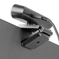 Aluratek 4K HD-ringlichtwebcam met dubbele stereo-ruisonderdrukkende microfoons, instelbaar licht, autofocus, ingebouwde statiefbevestiging, universeel compatibel - thumbnail