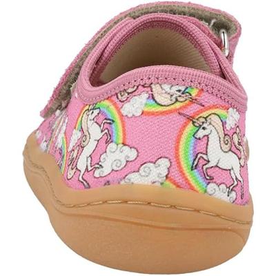 Sneakers voor jongens BAREFOOT CANVAS FRODDO rozen