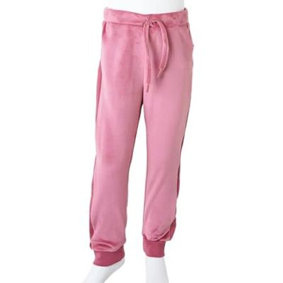 Kinderjoggingbroek 104 frambooskleurig Kinderjoggingbroek 104 frambooskleurig