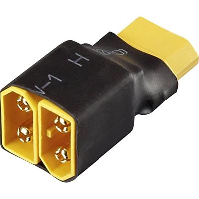 Reely Adapterstekker [2x XT60 - 1x XT60] Serieel geschakeld 1373217