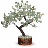 Edelstenen Groene Aventurijn Boompje - Voorspoed - Groot - thumbnail