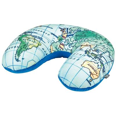 Moses nekkussen/kussen 2 in 1 wereldkaart 30 x 32 x 10 cm Moses nekkussen/kussen 2 in 1 wereldkaart 30 x 32 x 10 cm
