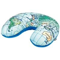 Moses nekkussen/kussen 2 in 1 wereldkaart 30 x 32 x 10 cm - thumbnail