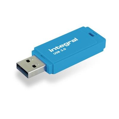 Integral Neon USB 3.0 stick, 32 GB, blauw Integral Neon USB 3.0 stick, 32 GB, blauw