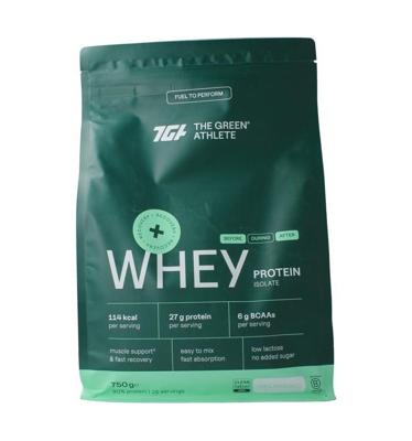 The Green Athlete Whey Protein Isolate Unflavoured Poeder