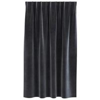 VidaXL Verduisterende gordijnen 2 pcs donkergrijs 140 x 140 cm fluweel - thumbnail