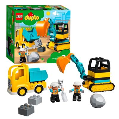 LEGO DUPLO - Truck & Graafmachine met rupsbanden Constructiespeelgoed LEGO DUPLO - Truck & Graafmachine met rupsbanden Constructiespeelgoed