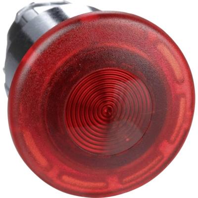 Schneider Electric ZB4BW643 ZB4BW643 Terugstelbaar, Vergrendelbaar (Ø) 22 mm Zonder markering Chroom, Rood 1 stuk(s)