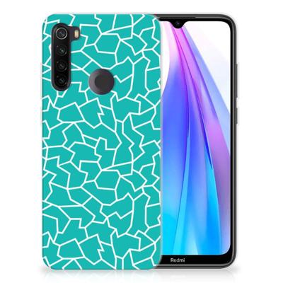Xiaomi Redmi Note 8T | Hoesje maken | Cracks Blue